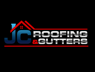 JC Roofing & Gutters logo design by kunejo