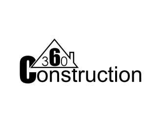 360 CONSTRUCTION logo design by giphone