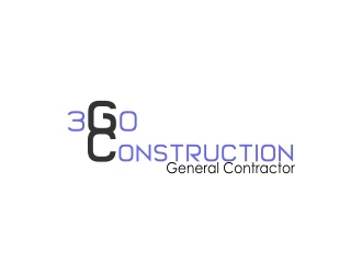 360 CONSTRUCTION logo design by MRANTASI
