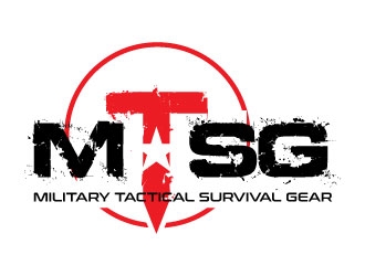 MTSG MILITARY TACTICAL SURVIVAL GEAR logo design by Suvendu