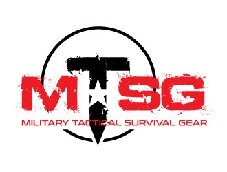 MTSG MILITARY TACTICAL SURVIVAL GEAR logo design by Suvendu