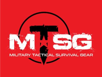 MTSG MILITARY TACTICAL SURVIVAL GEAR logo design by Suvendu