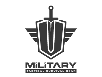 MTSG MILITARY TACTICAL SURVIVAL GEAR logo design by blackhood