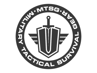 MTSG MILITARY TACTICAL SURVIVAL GEAR logo design by blackhood