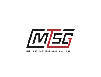 MTSG MILITARY TACTICAL SURVIVAL GEAR logo design by giga