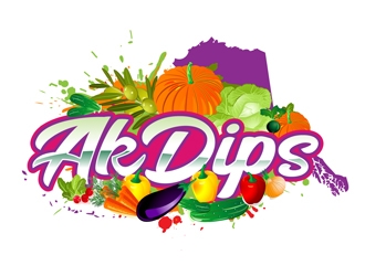AK Dips logo design by DreamLogoDesign