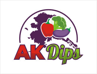 AK Dips logo design by bunda_shaquilla
