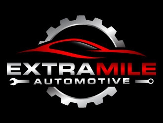 Extra Mile Automotive logo design by daywalker