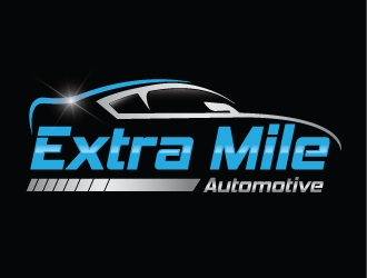 Extra Mile Automotive logo design by Upoops