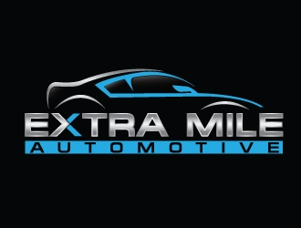 Extra Mile Automotive logo design by Upoops