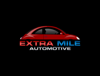 Extra Mile Automotive logo design by Kruger