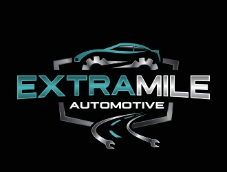 Extra Mile Automotive logo design by Eliben
