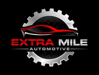Extra Mile Automotive logo design by J0s3Ph