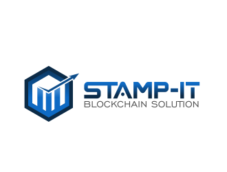 Stamp-IT (ideally)or Stamp-IT Blockchain Solution logo design by serprimero