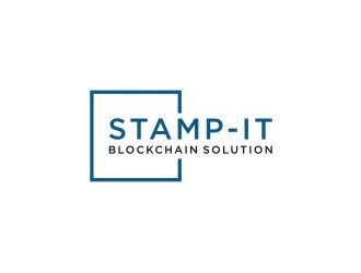 Stamp-IT (ideally)or Stamp-IT Blockchain Solution logo design by Franky.