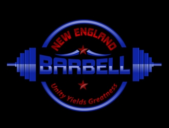 New England Barbell logo design by DreamLogoDesign