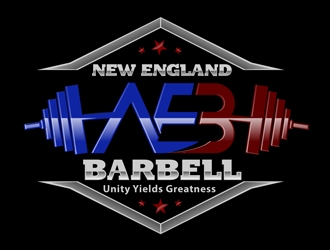 New England Barbell logo design by DreamLogoDesign