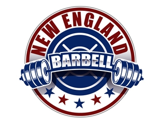 New England Barbell logo design by DreamLogoDesign