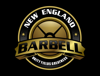 New England Barbell logo design by kopipanas