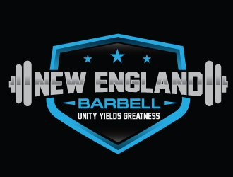 New England Barbell logo design by Upoops