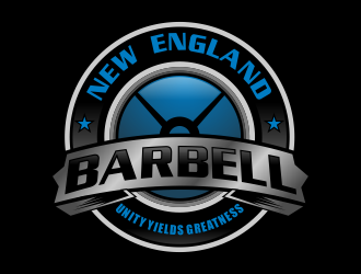 New England Barbell logo design by kopipanas