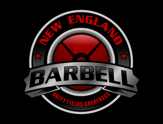 New England Barbell logo design by kopipanas