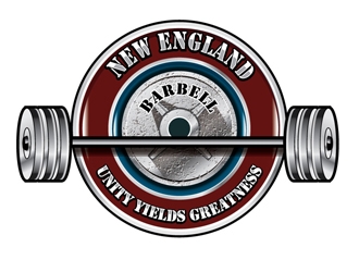 New England Barbell logo design by shere