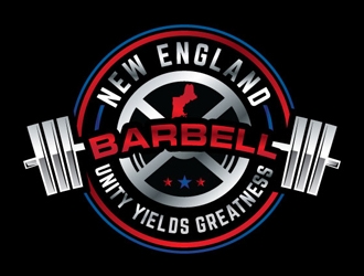 New England Barbell logo design by shere