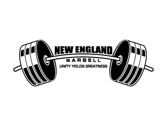 New England Barbell logo design by torresace