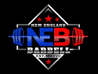 New England Barbell logo design by DreamLogoDesign