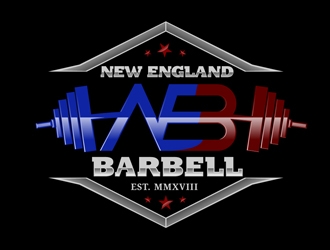 New England Barbell logo design by DreamLogoDesign