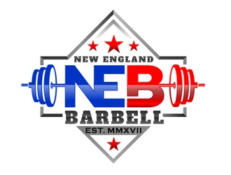 New England Barbell logo design by DreamLogoDesign