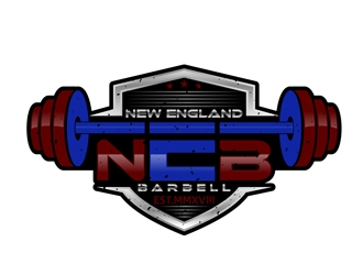 New England Barbell logo design by DreamLogoDesign