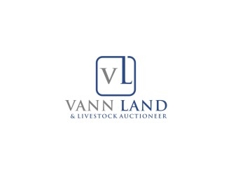 Vann Land &amp; Livestock Auctioneer logo design by bricton