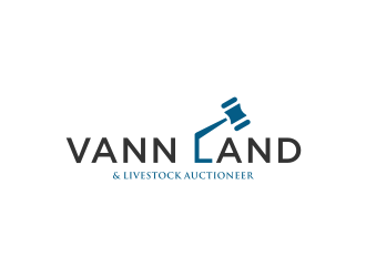 Vann Land &amp; Livestock Auctioneer logo design by asyqh