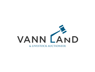 Vann Land & Livestock Auctioneer logo design by asyqh