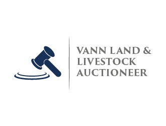 Vann Land &amp; Livestock Auctioneer logo design by corneldesign77