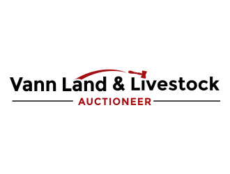 Vann Land &amp; Livestock Auctioneer logo design by aldesign