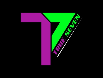 True Seven logo design by fawadyk