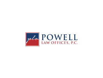 Powell Law Offices, P.C. logo design by johana