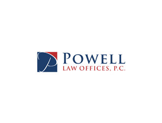 Powell Law Offices, P.C. logo design by johana