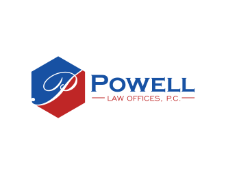 Powell Law Offices, P.C. logo design by serprimero