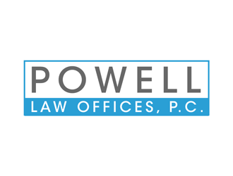 Powell Law Offices, P.C. logo design by kunejo