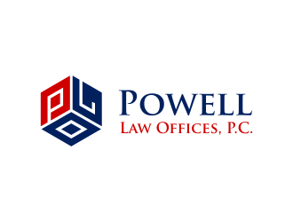 Powell Law Offices, P.C. logo design by mashoodpp