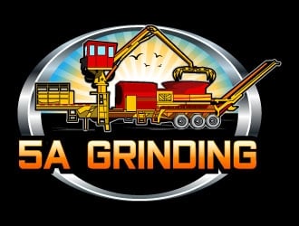 5A Grinding logo design by uttam