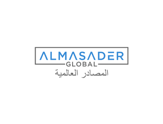 Almasader Global logo design by johana