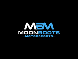 MoonBoots Motorsports  logo design by johana