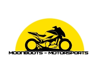 MoonBoots Motorsports  logo design by mckris