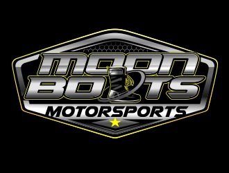 MoonBoots Motorsports  logo design by veron