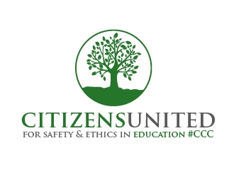 Citizens united for safety & ethics in education #CCC logo design by shravya